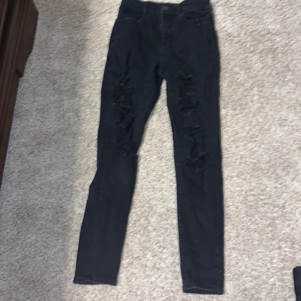 Black skinny jeans